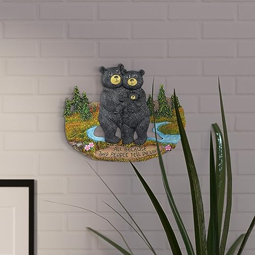 black bear zelt Home Gifts for Family - Country for Home Decor Family Signs - Wall Decorations Bear Themed Gifts Farbe:BLACK´N´WHITE BLB - Supreme Pro alucab camper accessories online