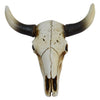Pine Ridge Southwestern Magnetic Skull Steer Bull Head Rustic Chic Texas Decor -Strong and Durable Polyresin Made Aged Finish Sculpture Replica Of Real Steer Head Skull Gift Idea