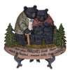 Pine Ridge Black Bear Wall Art Plaque, Just When Parents Think Their Work is Finished Someone Calls Them Grand Home Decor, Rustic Wildlife Cabin Hunting Ready to Hang Office Desk Decor