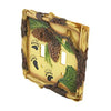 Pine Ridge Bear Paw Tracks with Pinecones Double Switch Plate Realistic Hand-Painted and Crafted with Mounting screws Great For Lodge and Cabin Decor