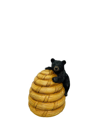 Pine Ridge Black Bear on Honeycomb Desk Light