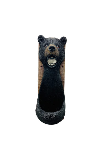 Pine Ridge Hanging Bear Bottle Opener - Wall Mounted Soda Cap Opener, Beer Bottle Opener Wall Mounted