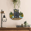 Black Bear Home Gifts for Family - Country Decorations for Home Decor Family Signs - Black Bear Wall Decorations Bear Themed Gifts Wall Art Plaque - All Because Two People Fell In Love