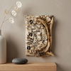 Rustic Faux Deer Antler and Hooves Tracks Single Switch Electrical Plate Cover