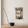 Rustic Faux Deer Antler and Hooves Tracks Duplex Receptacle Electrical Outlet Cover