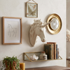 White Unicorn Head Wall Mounted Sculpture Decoration