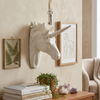 White Unicorn Head Wall Mounted Sculpture Decoration