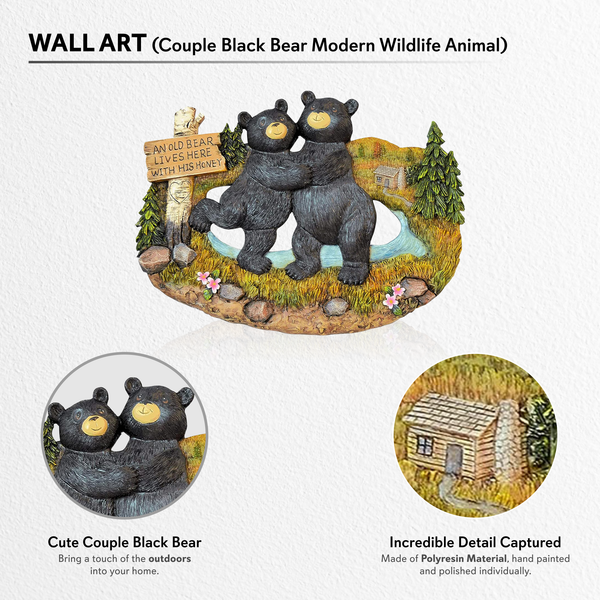 Black Bear Decorations for Home Bear Kitchen Decor Home decor Family