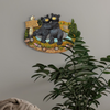 Black Bear Decorations for Home - Bear Kitchen Decor Home decor Family Signs - bear wall hanging decorative welcome signs - bears outdoor wall decor (An Old Bear Lives Here with His Honey, 9