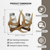 Deer Antler Salt and Pepper