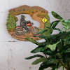Bear Motorcycle Wall Plaque