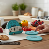 Campers Home Coaster Set - Home Is Where We Park It - Set Of 5 Soft Absorbent Coaster - Home RV Truck Round Drinking Coasters - Large Glass Coasters - Table Top Protection