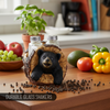 Black Bear Salt and Pepper Shakers - Blackbear in a Log Spices and Seasonings Set Table Decor - Glass Salt and Pepper Shakers Rustic Wilderness Home Decor - Salt and Pepper Table Set