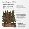 Pine Ridge Big Foot Sasquatch Wall Art and Tabletop Home Decor - 8