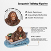 Bigfoot Sasquatch Boat Hair Don't Care Tabletop Figurine Home Decor