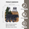 Pine Ridge Black Bear And Pines Salt And Pepper Shaker - Two Glass Shakers, Black Bear And Pines Holder Caddy For Spices And Seasonings, For Kitchen, Dining Or Table Decor
