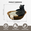 Pine Ridge Black Bears Figurines - Bear In A Bathtub Bathroom Decor, Wildlife Figurine, Bear Figure Decor