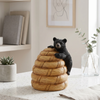 Pine Ridge Black Bear on Honeycomb Desk Light