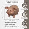 Pine Ridge Pink Piggy Bank Pig Money Saving Bank, Cute Gifts for Kids Boys and Girls, Baby Nursery Decor