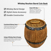 Pine Ridge Piggy Bank Whiskey Bourbon Barrel Money Saving Bank, Unique Home Bar Decor & Accessories, Modern Home Decorations