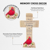 Pine Ridge Memory Cross - Wall Hanging Cross, Wall Hanging Home Decor, Spiritual Cross Decor for Wall, Cardinal Decor, When Someones You Love Becomes A Memory The Memory Becomes A Treasure