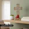 Pine Ridge Memory Cross - Wall Hanging Cross, Wall Hanging Home Decor, Spiritual Cross Decor for Wall, Cardinal Decor, When Someones You Love Becomes A Memory The Memory Becomes A Treasure