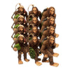 Pine Ridge Bigfoot Ornaments - Sasquatch Christmas Ornament For Tree, 12 Pack 3 Styles 4 Of Each Style, Funny Christmas Tree Ornament, Bigfoot Holiday, Silly Christmas Ornaments