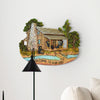 Black Bear Decorations for Home - Welcome Home Sign Wall Hangings for the Cabin Black Bear Decor - Family Wall Plaque Wildlife Decor - Bear Themed Gifts Wall Art Plaque (Welcome to Our Den, 9.25