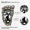 Pine Ridge Hanging Bigfoot Footprint - Bigfoot Man Cave Decor, Sasquatch Wall Art, Bigfoot Office Decor For Men