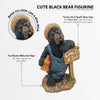 Pine Ridge Come Sit Bear Sign - Garden Black Bear Yard Sign, Funny Front Porch Decoration, Cabin Decoration for Outdoors, Outdoor Lawn Ornament and Home Décor