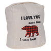 I Love You More than I can Bear Door Stop - Cute Animal Door Stopper Home Decor - Decorative Door Stops for Bear Lover