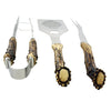 Antler Handle 3 Piece Grilling Set