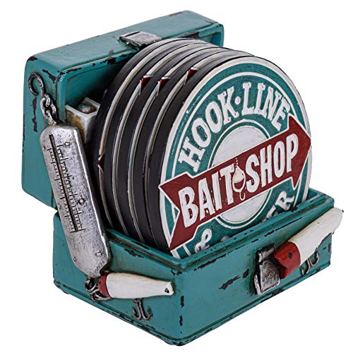 FISHING BOX COASTER SET