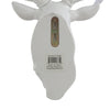 White Medium Wall Mount Hanging Deer Head and Antlers