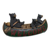 Welcome Bears in Canoe Wall Plaque