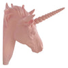 Pink Unicorn Head Wall Mounted Sculpture Decoration