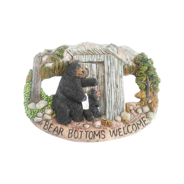 Bear Bottoms Welcome Plaque
