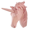 Pink Unicorn Head Wall Mounted Sculpture Decoration