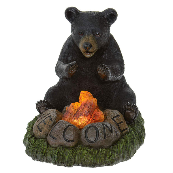 Welcome Bear Campfire Solar