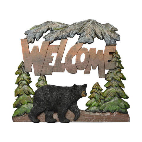 Bear Wall Art Welcome