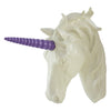 Pine Ridge Interchangeable Mystical Purple Unicorn Horn Only - Head is Not Included - Beautifully Hand Painted and Crafted Durable Light-weight Polyresin Great For Arts and Crafts