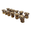 Pine Ridge Antler Drawer / Cabinet Knobs (Pack of 12) Knob Pulls with Screws. Antler Decor