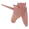 Pink Unicorn Head Wall Mounted Sculpture Decoration