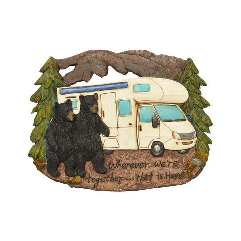 Black Bear Decorations for Home - Bear Wall Decor RV 