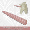 Interchangeable Mystical Pink Unicorn Horn Only