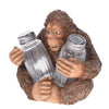 Bigfoot Sasquatch Salt and Pepper Shaker Holder Caddy Condiments