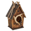 Deer Antler Birdhouse with Tracks