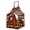 Pine Ridge Cabin Solar Lantern - Outdoor Hanging Lantern, Garden Lights Decorative Solar Powered Lanterns