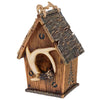 Deer Antler Birdhouse with Tracks