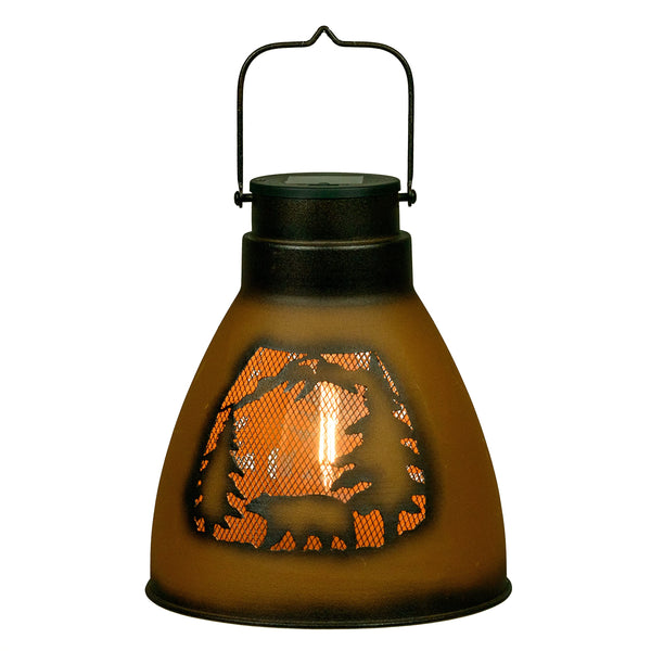 SOLAR HANGING BEAR LANTERN